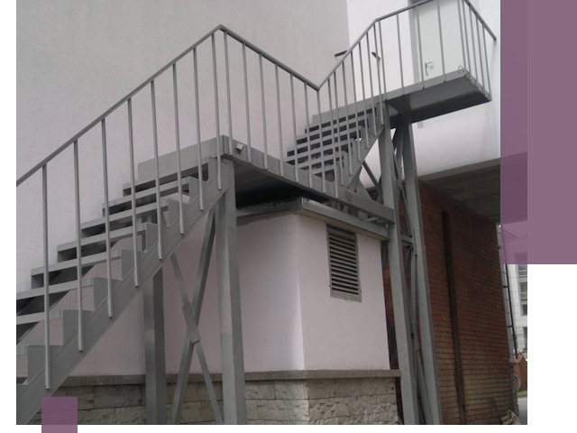 Монтаж пожарных лестниц под ключ в Серове с гарантией качества