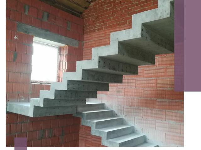 Бетонные лестницы под ключ в Серове: монтаж, демонтаж, ремонт