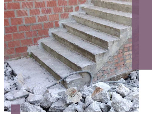 Демонтаж бетонных лестниц в Серове: быстро и безопасно