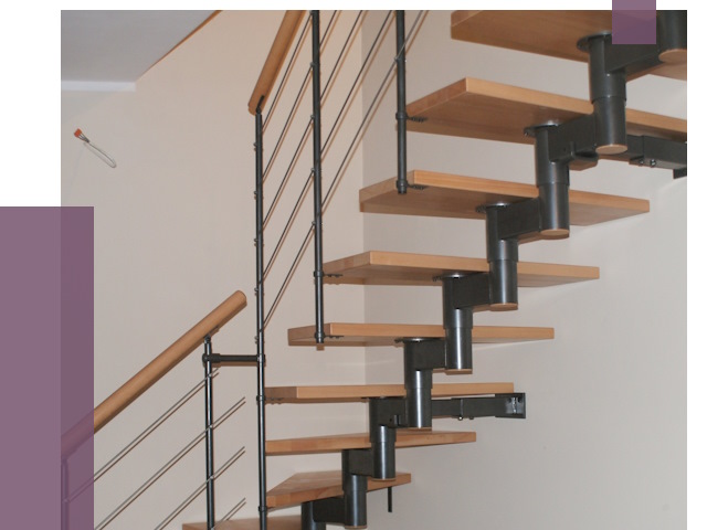 Изготовление модульных лестниц в Серове от 11477 руб. 