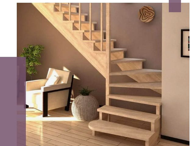 Изготовление Г-образных лестниц в Серове от 18874 руб. 