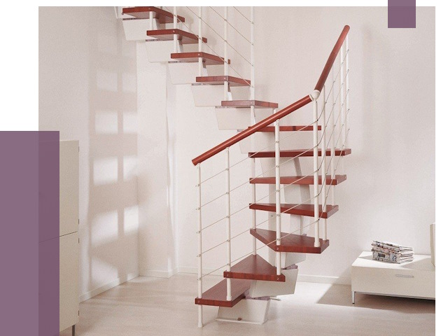 Изготовление лестниц на больцах в Серове от 9692 руб. | ПРОЛЁТ-Срв