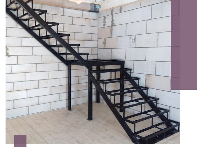 Лестницы на металлокаркасе под ключ в Серове — изготовление и монтаж