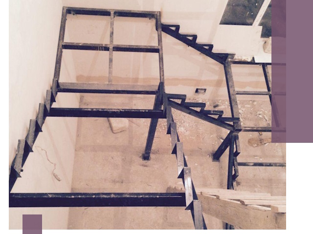 Монтаж лестниц на металлокаркасе в Серове быстро и качественно