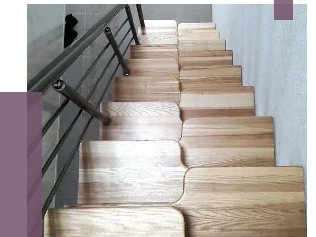 Лестницы гусиный шаг в Серове от 13008 руб. под ключ | ПРОЛЁТ-Срв