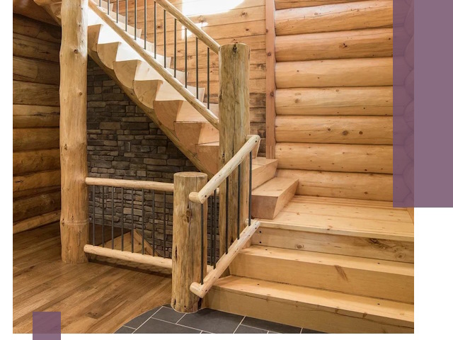 Лестницы в баню под заказ и профессиональный монтаж в Серове