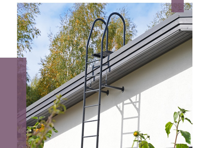 Лестницы на крышу в Серове от 19078 руб. — монтаж и монтаж ПРОЛЁТ-Срв