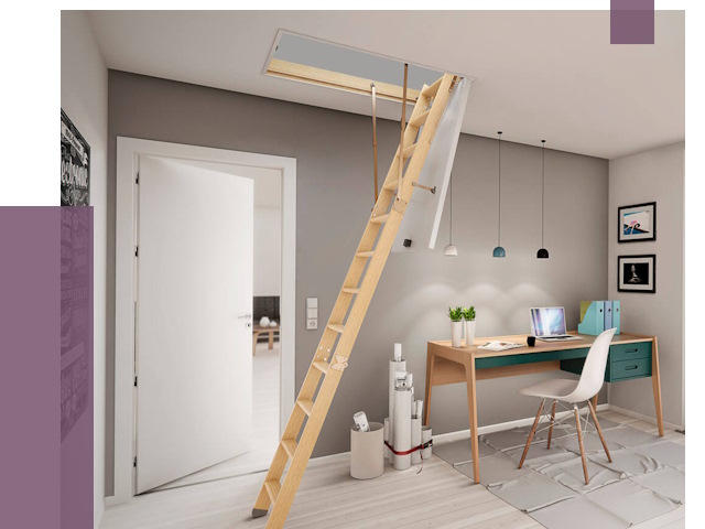 Чердачные лестницы в Серове — от 14538 руб. | ПРОЛЁТ-Срв