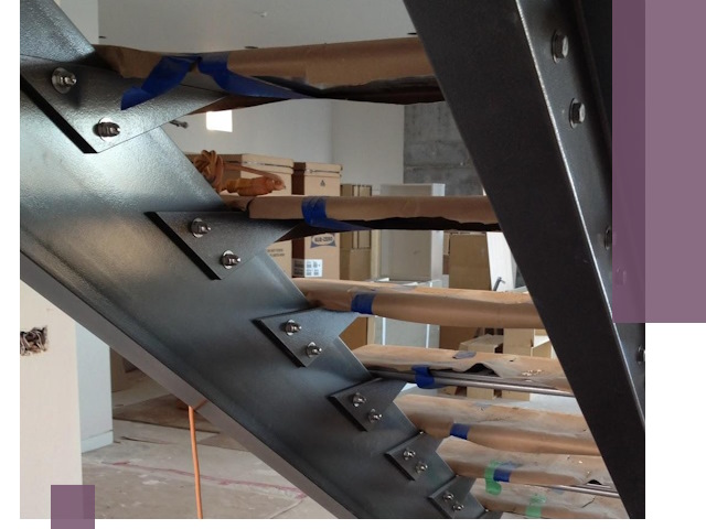 Усиление лестничных конструкций и усиление опор в Серове