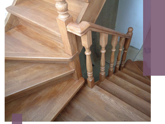 Дубовые лестницы под ключ в Серове: изготовление и монтаж