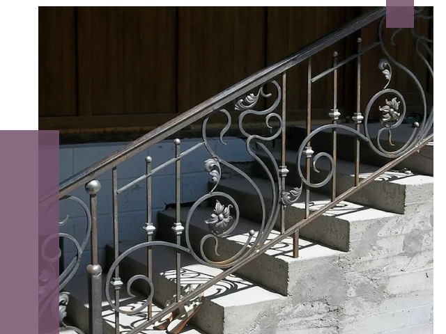 Кованые перила в Серове от 8672 руб. под ключ — качество от ПРОЛЁТ-Срв
