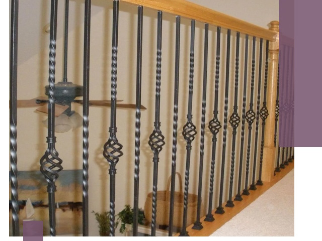 Изготовление и монтаж кованных перил в Серове под ключ