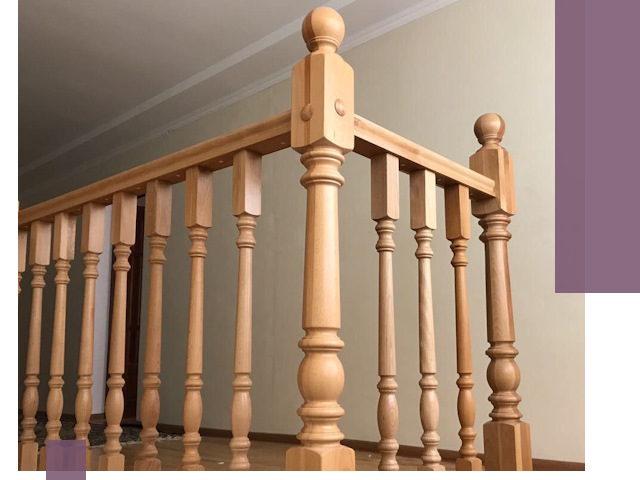 Деревянные перила на заказ в Серове: монтаж и изготовление