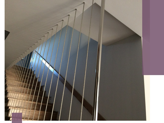 Тросовые перила под ключ в Серове — производство и монтаж