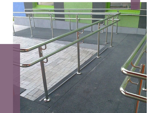 Ограждения пандусов в Серове от 4336 руб. монтаж | ПРОЛЁТ-Срв