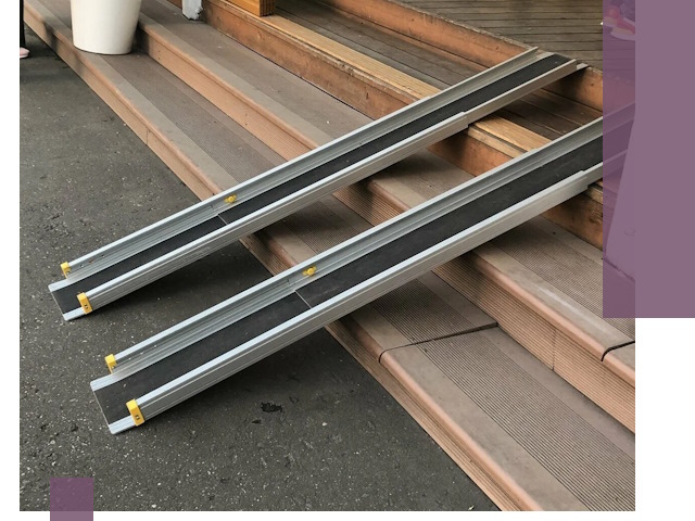 Телескопические пандусы под ключ в Серове — изготовление и монтаж