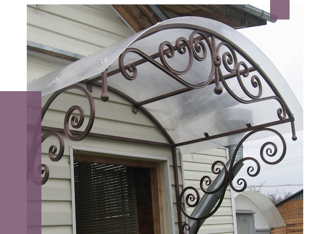 Изготовление козырьков в Серове от 7345 руб. — заказать | ПРОЛЁТ-Срв