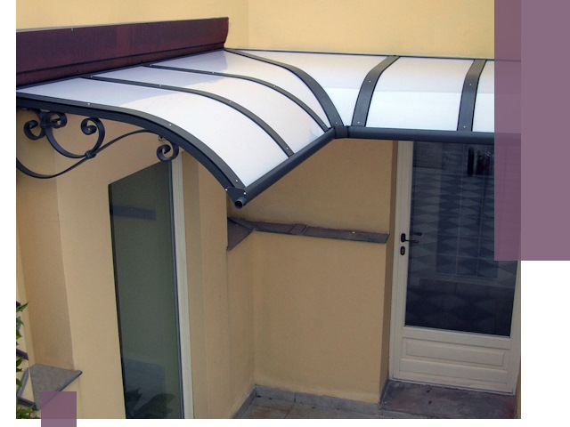 Монтаж козырьков любой сложности в Серове под ключ