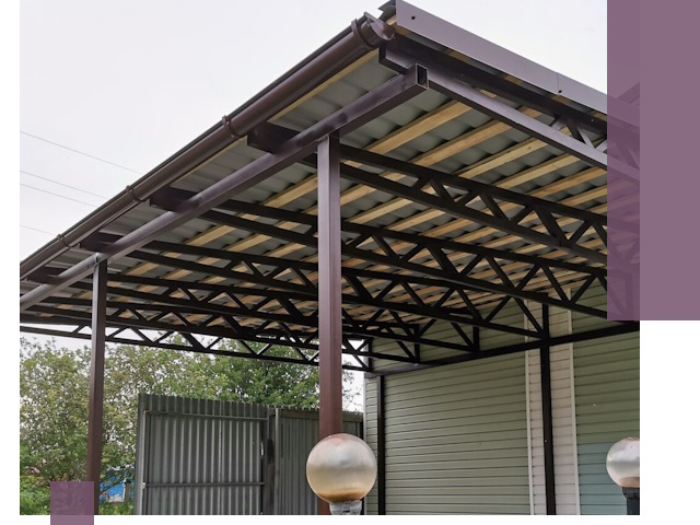 Навесы под ключ в Серове: изготовление, монтаж и гарантия