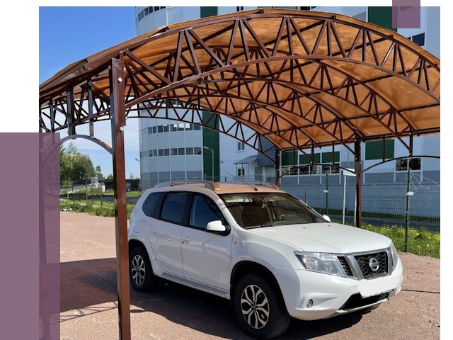 Недорогие навесы в Серове от 42848 руб.  | ПРОЛЁТ-Срв