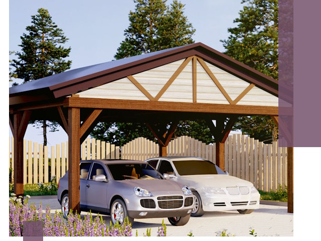 Навесы для автомобиля в Серове — изготовление и монтаж