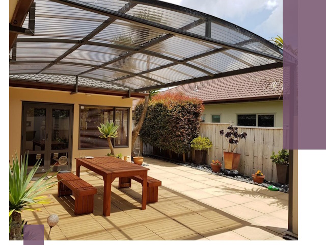 Навесы во двор под ключ в Серове — изготовление и монтаж