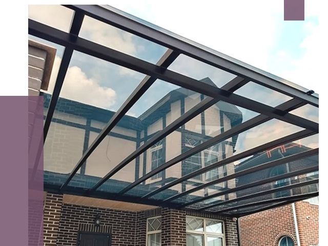 Навесы из поликарбоната в Серове от 8590 руб. под ключ — ПРОЛЁТ-Срв