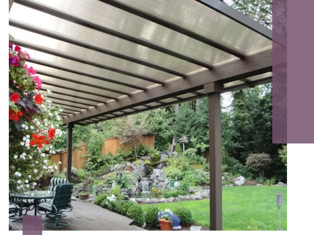 Навесы из поликарбоната под ключ в Серове быстро и надёжно