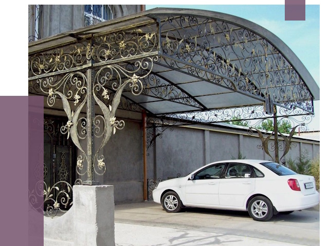 Кованые навесы в Серове от 14538 руб. | ПРОЛЁТ-Срв