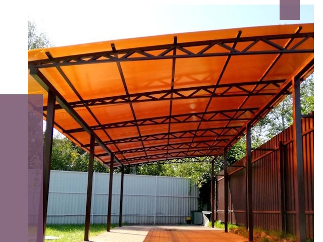 Односкатные навесы под ключ в Серове от 13110 руб. 