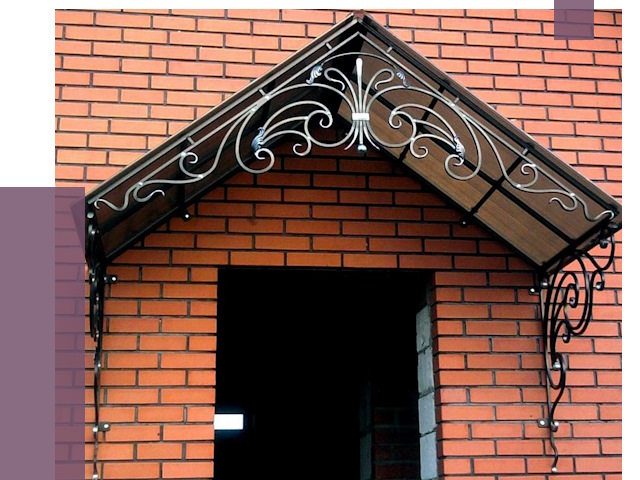 Металлические козырьки в Серове от 10661 руб. 