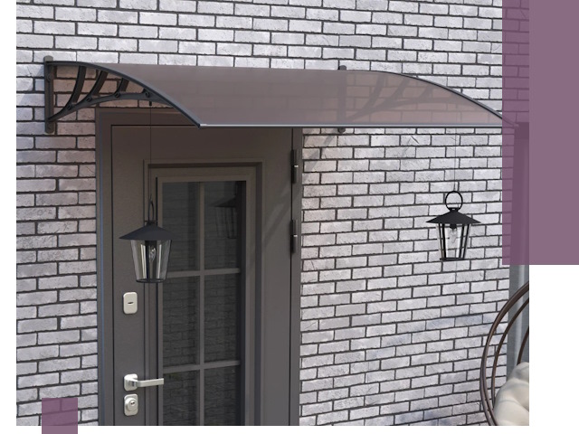 Недорогие козырьки и навесы под ключ в Серове