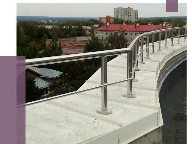 Парапеты и ограждения кровли в Серове от 4948 руб.