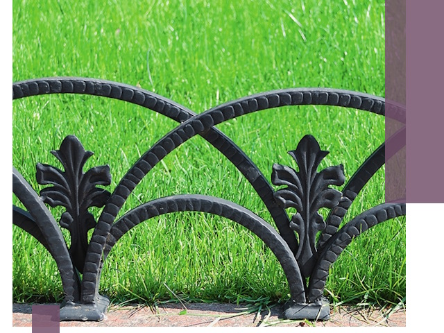 Декоративные металлические бордюры под ключ в Серове