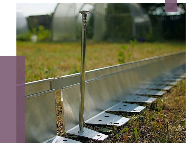 Металлические бордюры для газона в Серове от 4285 руб. | ПРОЛЁТ-Срв