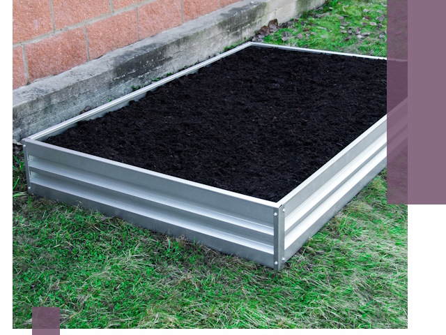 Металлические бордюры для грядок в Серове: прочность и аккуратность