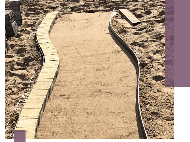 Металлические бордюры для тротуаров в Серове — прочные и долговечные