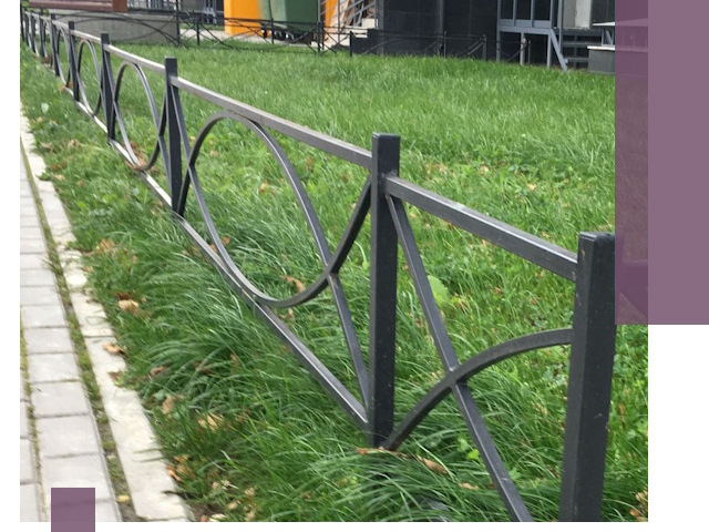 Газонные ограждения из металла в Серове — монтаж и продажа