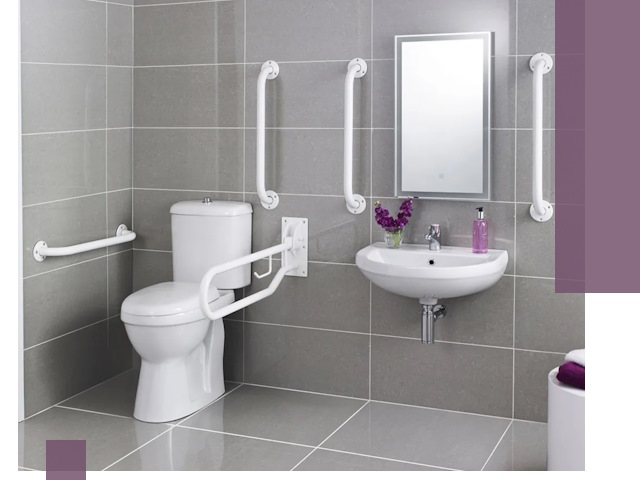 Поручни для санузлов в Серове: установка, ремонт и монтаж