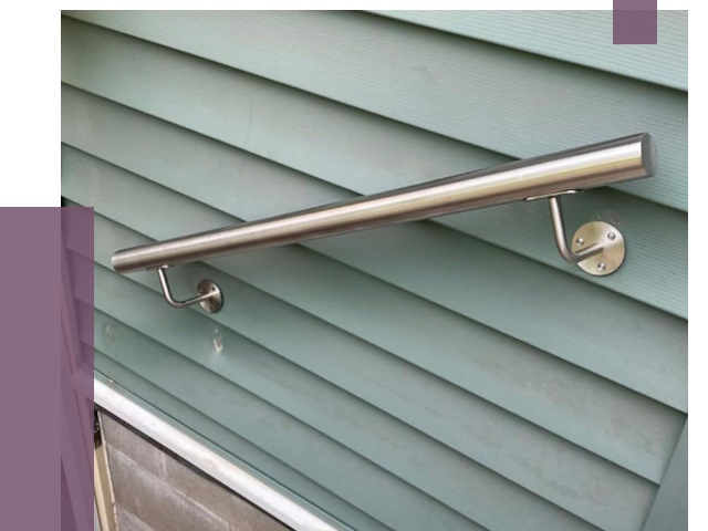 Поручни из нержавеющей стали в Серове от 7652 руб.  | ПРОЛЁТ-Срв