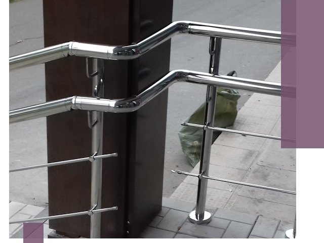 Монтаж поручней из нержавеющей стали в Серове качественно и быстро